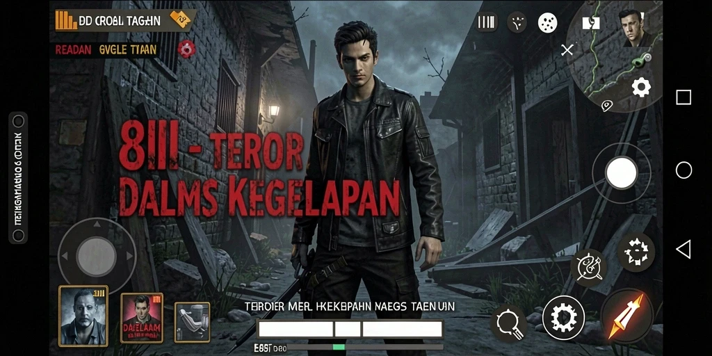 Gameplay menyeramkan dalam 8II dengan suasana mencekam.