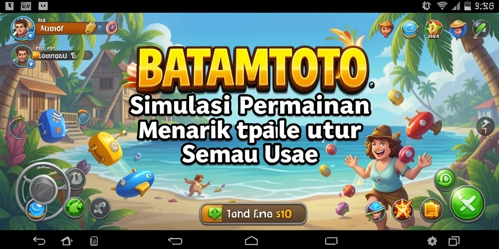 Screenshot utama BATAMTOTO menunjukkan gameplay simulasi yang seru dan interaktif.