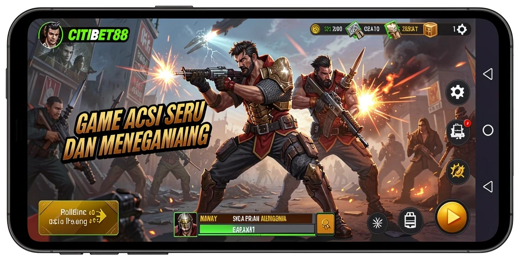 Screenshot gameplay menampilkan aksi seru di CITIBET88.