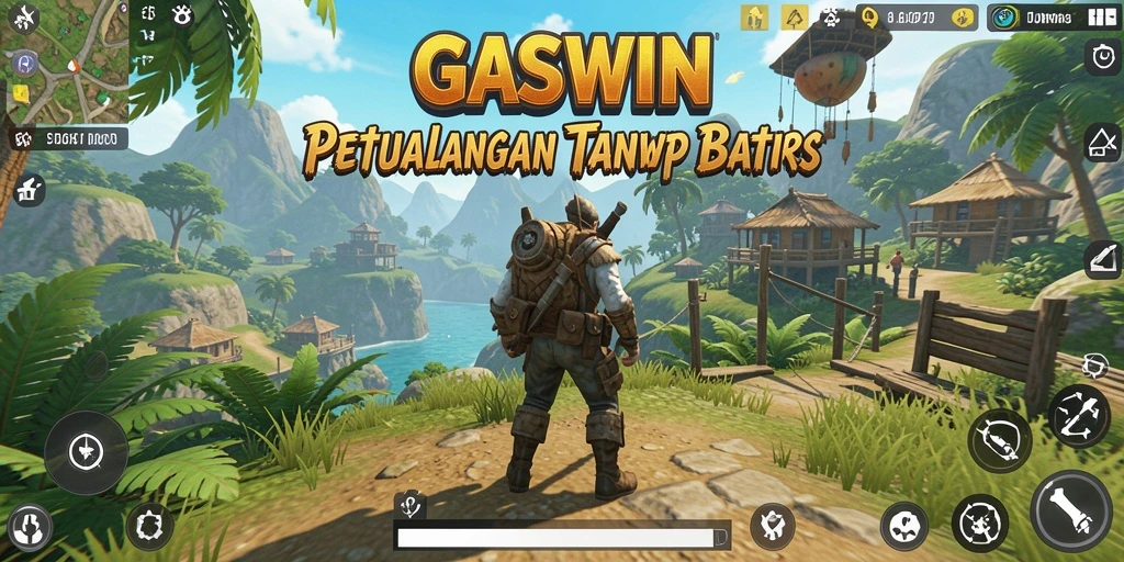 Screenshot GASWIN menampilkan aksi seru dalam petualangan Open World.