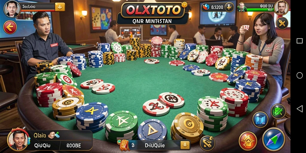 Tampilan menarik gameplay OLXTOTO dengan fitur QiuQiu.