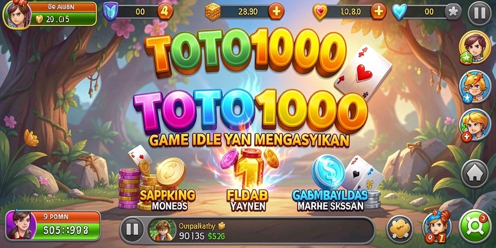 Tampilan gameplay TOTO1000 yang menarik dan mengasyikkan.